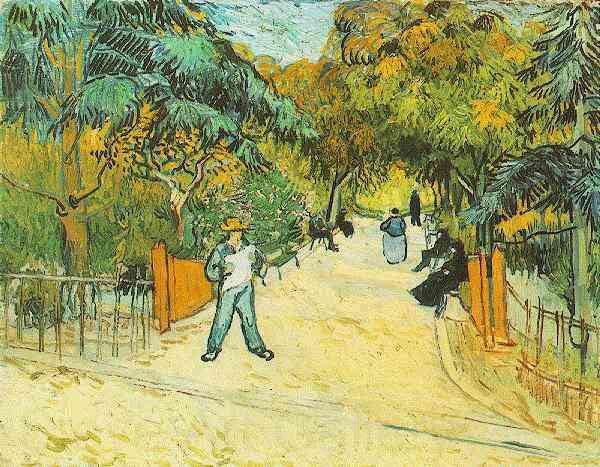 Vincent Van Gogh Entrance to the Public Park in Arles Germany oil painting art